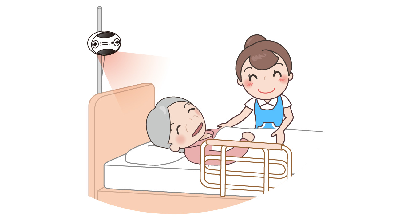 離床センサーe伝之介くん 無理のない新しい見守り